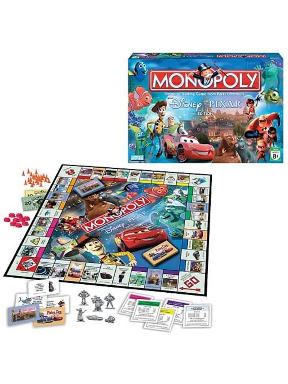 Disney Pixar Edition 2007 Monopoly Game